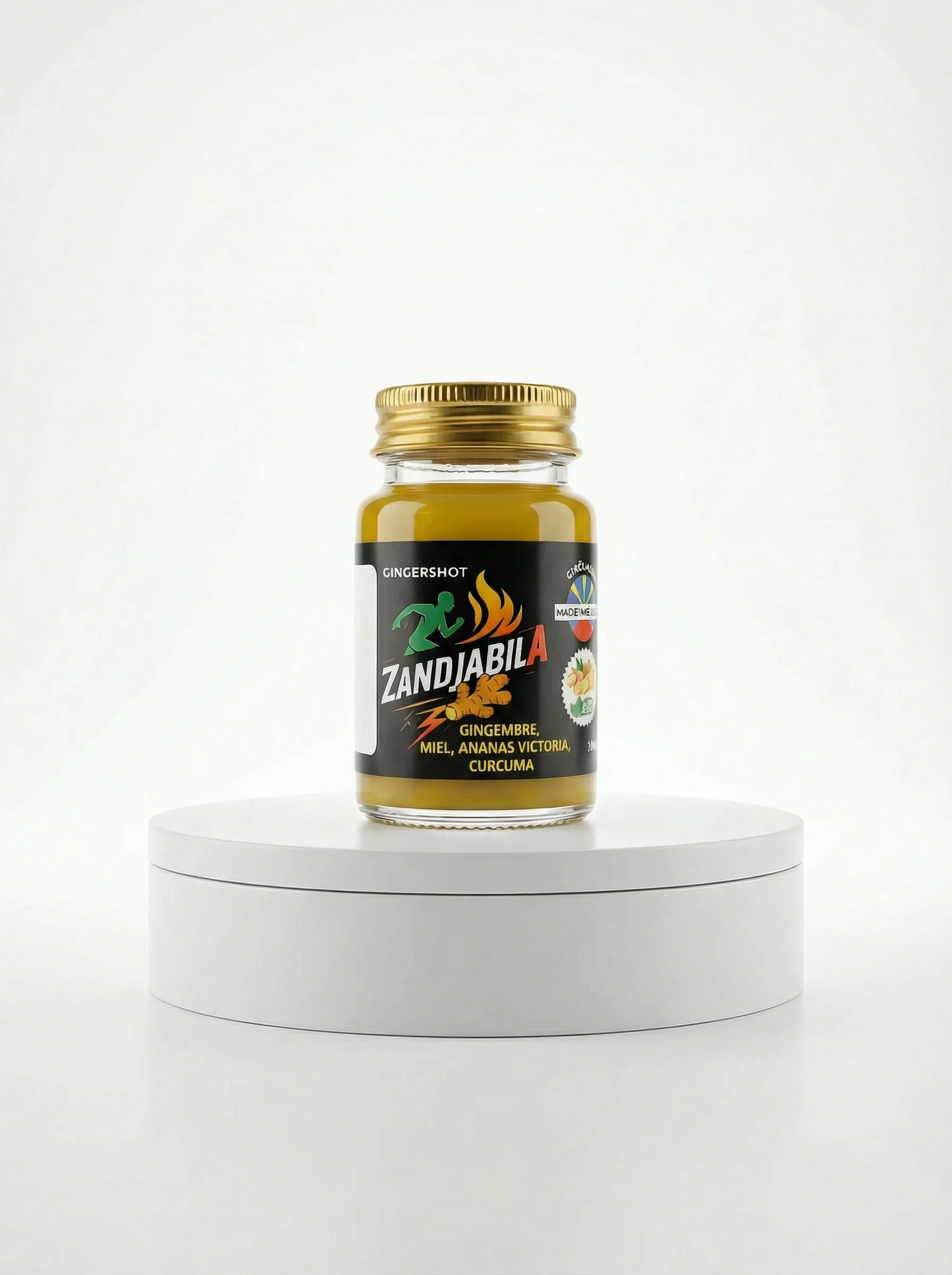 ZANDJABILA — Ginger Shot artisanal de La Réunion